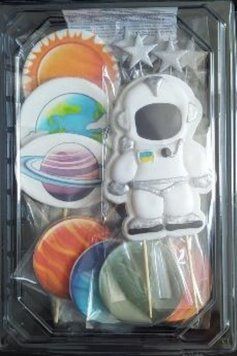 Набор кондитерских украшений "Космос Человек" 14-0075 фото