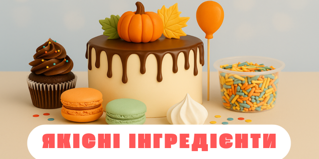 Банер 1 лінія Якісні інгредієнти