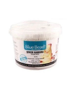 Сахарная кондитерская масса "Blue Bead" белая copy_1_ЦМТ-002 фото